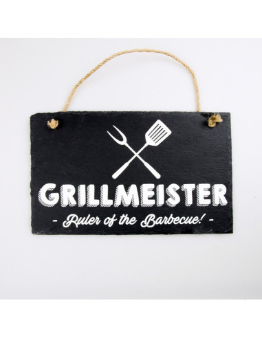 Leisteen bordje - Grillmeister