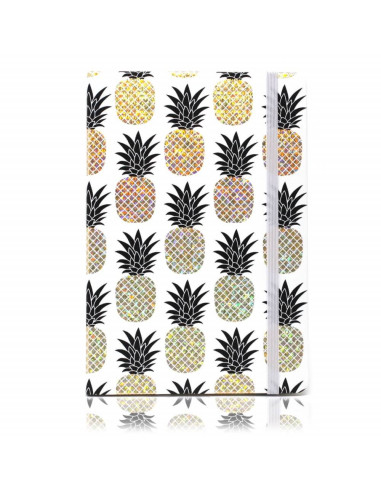 A5 Notitieboekje - Gelinieerd Papier - Tropical Ananas