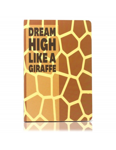 A5 Notitieboekje - Gelinieerd Papier - Dream High Like a Giraffe