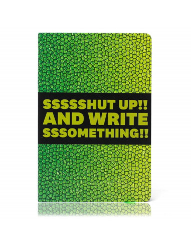A5 Notitieboekje - Gelinieerd Papier - Ssssshut Up!! And Write Sssomething